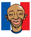 Cartoon: thiery henry (small) by wolfi tagged football france wm2010 southafrica caricature