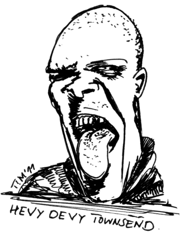 Cartoon: Hevy Devy Townsend (medium) by timfuzius tagged devintownsend,strappingyounglad,metal