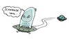 Cartoon: Flüchtender Ausserirdischer (small) by timfuzius tagged alien,ausserirdischer,ufo,planet,all,weltraum
