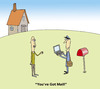 Cartoon: Mail (small) by joruju piroshiki tagged mail,email,post,letter,man