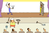 Cartoon: no title (small) by joruju piroshiki tagged theater,woman,mouse
