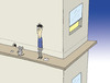Cartoon: suicide (small) by joruju piroshiki tagged suicide mouse building