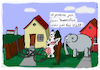 Cartoon: Kuh Homeoffice (small) by Grikewilli tagged wlan internet homeoffice büro kuh lockdown bauernhof corona covid milch elefant arbeit arbeiten krise molkerei