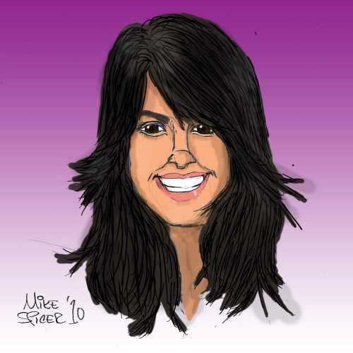 Cartoon: Phoebe Cates (medium) by Mike Spicer tagged mike,spicer,avatar,cartoon,profle,pic,caricature,portrait