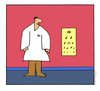 Cartoon: Optometrist (small) by ringer tagged eyes optometrist music