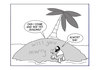 Cartoon: Desert Island Proposal (small) by Spen tagged proposal,desert,island