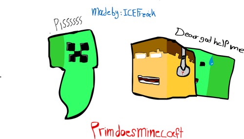 Cartoon: Me And my Friend (medium) by ICEFreak tagged cool,youtuber,and,gamer,or,gaming,whattever