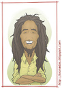 Cartoon: Bob Marley (small) by Freelah tagged bob,marley