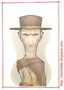 Cartoon: Clint Westernwood (small) by Freelah tagged clint eastwood the good bad and ugly