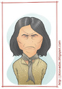 Cartoon: Geronimo (small) by Freelah tagged geronimo,apache