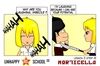 Cartoon: US lesson 0 Strip 12 (small) by morticella tagged uslesson0,unhappy,school,morticella,manga