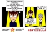 Cartoon: US lesson 0 Strip 20 (small) by morticella tagged uslesson0,unhappy,school,morticella,manga