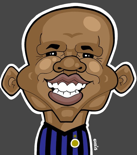 Cartoon: Samuel Eto (medium) by Ca11an tagged samuel,eto,inter,milan,cameroon,world,cup,legend,football