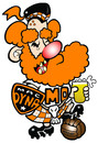 Cartoon: Mac Dyna MO (small) by Ca11an tagged american,soccer,houston,dynamo,scottish,supporters,club,logo