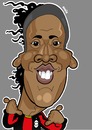 Cartoon: Ronaldinho AC Milan (small) by Ca11an tagged ronaldinho,caricature