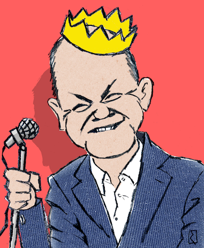 Cartoon: Scholz Sieger (medium) by Jan Rieckhoff tagged olaf,scholz,spd,bundeskanzler,brd,deutschland,tv,duell,sieger,wahl,wahlkampf,wahlkampfduell,ard,zdf,interview,übertragung,fernsehen,rede,argumente,image,imagepflege,politik,innenpolitik,kandidatur,karikatur,cartoon,jan,rieckhoff,olaf,scholz,spd,bundeskanzler,brd,deutschland,tv,duell,sieger,wahl,wahlkampf,wahlkampfduell,ard,zdf,interview,übertragung,fernsehen,rede,argumente,image,imagepflege,politik,innenpolitik,kandidatur,karikatur,cartoon,jan,rieckhoff