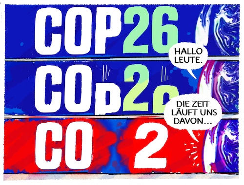 Cartoon: Erderwaermung (medium) by markus-grolik tagged cop,26,klimaschutz,klimakonferenz,co2,erde,erderwaermung,g20,cop,26,klimaschutz,klimakonferenz,co2,erde,erderwaermung,g20