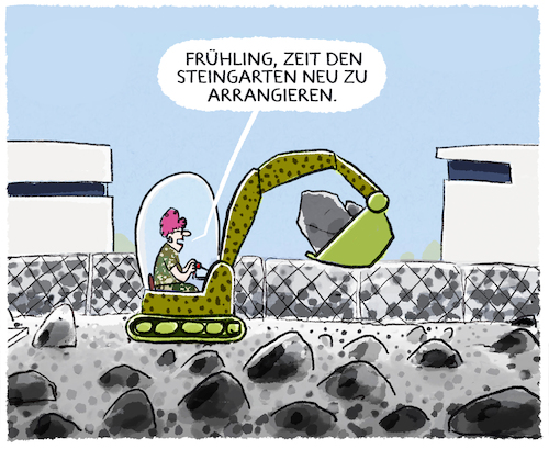 Cartoon: Frühlingsbeginn... (medium) by markus-grolik tagged frühjahr,militär,sondervermögen,schuldenbremse,infrastruktur,deutschland,groko,steingartenbeschaffungsamt,bundeswehr,gartenbunkermerz,deutscher,frühling,pistorius,verteidigung,landesverteidigung,frühjahr,militär,sondervermögen,schuldenbremse,infrastruktur,deutschland,groko,steingartenbeschaffungsamt,bundeswehr,gartenbunkermerz,deutscher,frühling