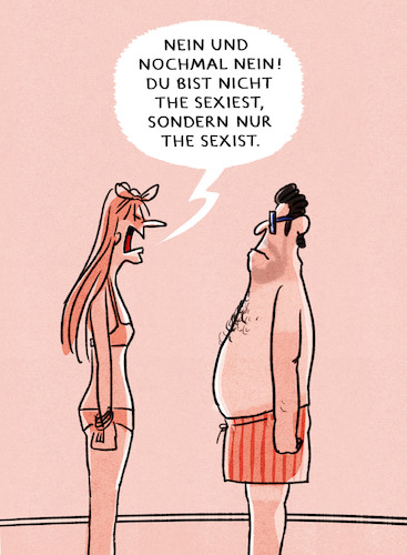 Cartoon: ..sexy males... (medium) by markus-grolik tagged mann,frau,sexy,sexist,sexismus,metoo,beziehung,mann,frau,sexy,sexist,sexismus,metoo,beziehung
