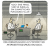Cartoon: .... (small) by markus-grolik tagged verfassungsschutz,geheimdienst,bnd,mitarbeiter,deutschland,islamismus,maaßen