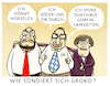 Cartoon: ... (small) by markus-grolik tagged sondierung,csu,cdu,spd,merkel,berlin,regierungsbildung,sondieren