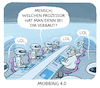 Cartoon: ... (small) by markus-grolik tagged ki,kuenstliche,intelligenz,cyborg,arbeitsplatz,druck,mensch,digitalisierung,beschleunigung,leistung,natur