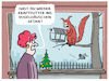 Cartoon: ... (small) by markus-grolik tagged vogelfutter,vogelhäuschen,eichhörnchen,futter,kraftfutter,winter,dezember,natur,garten,amsel,meise