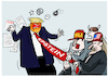 Cartoon: ... (small) by markus-grolik tagged trump,maga,us,usa,justizministerium,pam,bondi,jeffrey,epstein,missbrauch,sexskandal,prostitution,maedchenhaendler,deep,state,verschwoerungstheorien,prostitutionsring