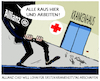 Cartoon: Allianz-Chef Oliver Bäte fordert (small) by markus-grolik tagged allianz,oliver,baete,chef,versicherungskonzern,krankmeldungen,kranke,arbeitnehmer,job,arbeit,lohn,lohnkuerzungen,deutschland,wirtschaft,krankheit,lohnfortzahlung