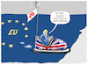 Cartoon: ...Brexit... (small) by markus-grolik tagged huawei,eu,europa,england,5g,london,brexit,digital,china,peking,funkmast,nato