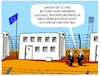 Cartoon: EU-Abschiebepolitik... (small) by markus-grolik tagged abschiebung,wording,return,hubs,brüssel,assyl,evp,rechtsruck,illegal,einwanderung,migration,flucht,flüchtlinge