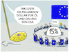 Cartoon: EU-Trump-Deal... (small) by markus-grolik tagged praesident,trump,usa,maga,zoll,zoelle,verhandlungen,bruessel,eu,europa,von,der,leyen,kommissionschefin,schottland,golf,golfressort