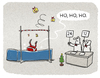 Cartoon: ...Feierabend.. (small) by markus-grolik tagged nikolaus,feierabend,weihnachten
