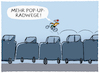 Cartoon: Freedomride... (small) by markus-grolik tagged verkehr,radfahrer,mobilität,bmx,radler,popup,popoupradwege,auto,autos,parkflächen,autobahnen,nahverkehr,stadt