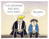 Cartoon: G7-Treffen (small) by markus-grolik tagged trump,merkel,deutschland,amerika,usa,first,donald,g7,treffen,eu,europa