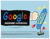 Cartoon: Google gegen EU... (small) by markus-grolik tagged google,adsense,werbung,suchmaschine,eu,europa,klage,kommission