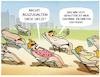 Cartoon: Hitzewelle... (small) by markus-grolik tagged hitze,unwetter,gewitter,wetter,klima,hitzewelle,sommer,hitzerekord,deutschland