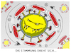Cartoon: Im Corona-Karussell... (small) by markus-grolik tagged mutation,mutiert,mutiertes,mutante,verlängerung,verlängert,lockerungen,virus,lockdown,corona