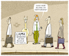 Cartoon: Kleine Auszeit... (small) by markus-grolik tagged stress,auszeit,metime,burnout,arbeit,alltag,lama,wandern,fernziel,nahziel,mikroabentuer,abenteuer,erholung,spazieren