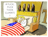 Cartoon: Klimakiller NR 1 (small) by markus-grolik tagged trump,donald,usa,paris,klimabkommen,kündigung
