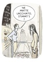 Cartoon: Matte Lacchiato (small) by markus-grolik tagged kaffee,espresso,frisör,haare,cappuccino,coffeeshop,kunde,dienstleistung,grolik,markus,cartoon