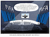 Cartoon: FIFA-Wahnsinn (small) by markus-grolik tagged fifa,korruption,wm,fussball,gianni,infantino,blatter,mafia,nationalmannschaft,jogi,löw,deutschland,dubai,amazon,austragungsort,übertragungsrechte,fernsehen,ard,zdf,weltmeisterschaft