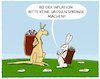 Cartoon: Preissprünge... (small) by markus-grolik tagged inflation,preisspruenge,ostern,preise,verbraucher,wirtschaft,osterhase,eier,lebensmittel,energie,discounter,gewinnmitnahme,schokolade,preis,ostereier,kosten