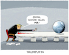 Cartoon: Neue Weltordnung... (small) by markus-grolik tagged trump,putin,ukraine,nato,europa,wirtschaft,handelswege,rohstoffe,grönland,kanada,panama,maga,usa,china,peking,grossmacht,imperialismus,welt,erde,menschheit,gier,vormachtstellung,westen,demokratie