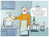 Cartoon: Thermomix-X-Mas (small) by markus-grolik tagged küche,thermomix,weihnachtsgans,gans,kochen,mann,frau,hausmann,festtagsbraten,vegan,fleischlos,xmas,weihnachten,feiertag,essen,tier,mensch,fleisch,nahrung,ernährung,technik