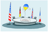 Cartoon: Ukrainekrieg... (small) by markus-grolik tagged ukraine,russland,nato,usa,deutschand,verbuendete,militaer,unterstuetzung,waffen,selenskyi,siegesplan,biden,putin