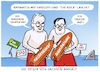 Cartoon: Union schwimmt... (small) by markus-grolik tagged wahl,haseloff,laschet,cdu,union,spd,verluste,niederlage,sachsen,anhalt