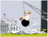 Cartoon: Wrecking ball... (small) by markus-grolik tagged trump,usa,maga,donald,abriss,regierungssitz,umbau,weißes,haus,abrissbirne,washington,demokratie,us