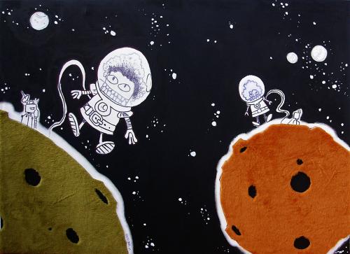 Cartoon: aformartains explorers (medium) by Ivan Retamas tagged aliens