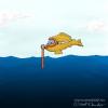 Cartoon: Diving (small) by Mandor tagged fish,diver,diving